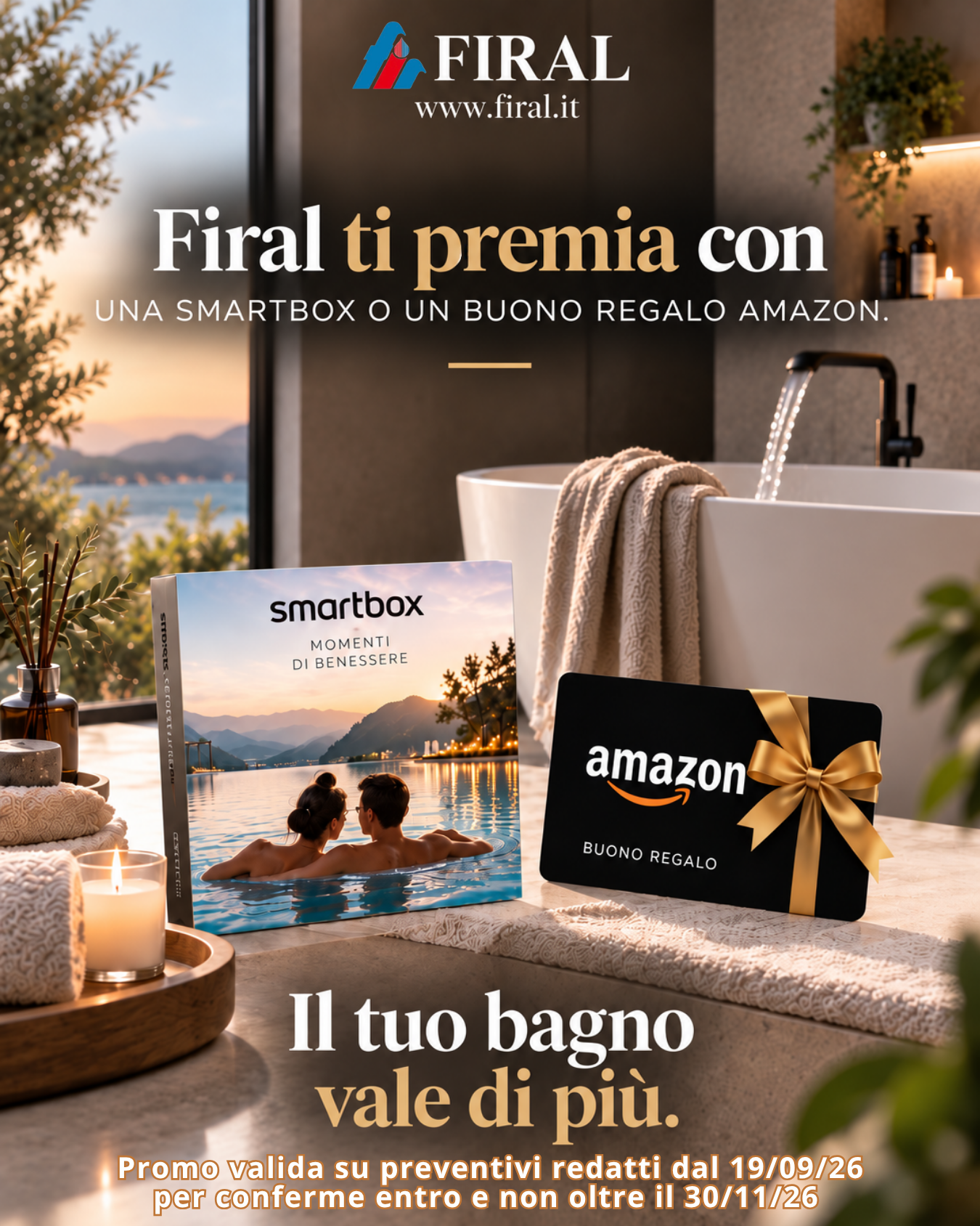 FIRAL ti premia con una Smartbox o un buono regalo Amazon