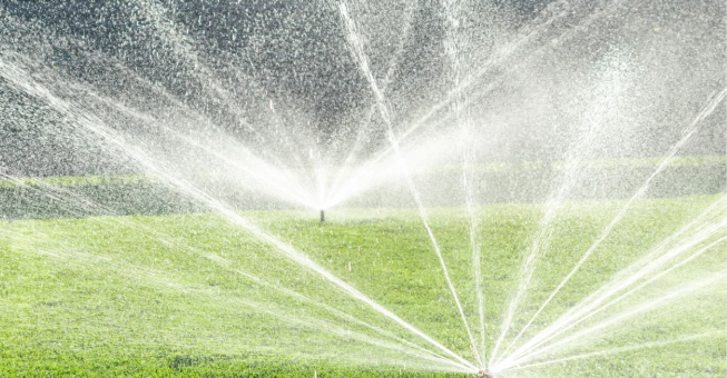 Impianto di irrigazione automatica in giardino